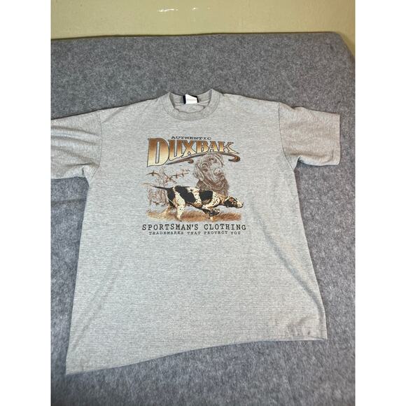 Vintage Other - Vintage Duxbak Sportsmans Dogs Birds Nature Graphic T-Shirt Men XL Single Stitch